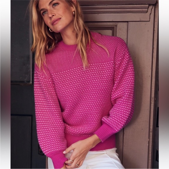 Summersalt The Luxe Cashmere Wool Blend Mix Stitch Sweater Luxury Soft - Picture 2 of 6